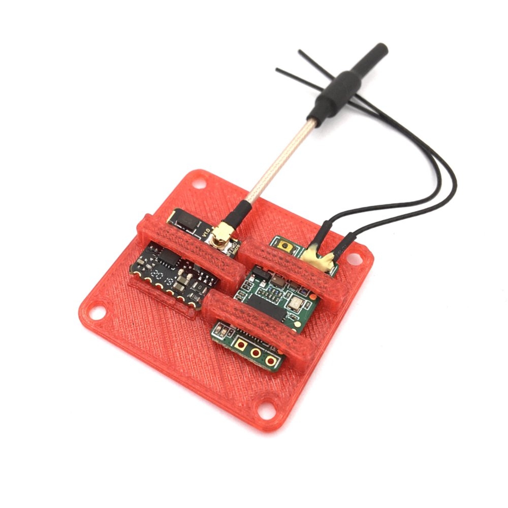 URUAV FPV Transmitter Receiver Mount For Eachine Nano VTX / TBS UNIFY PRO NANO VTX / Frsky XM Receiver