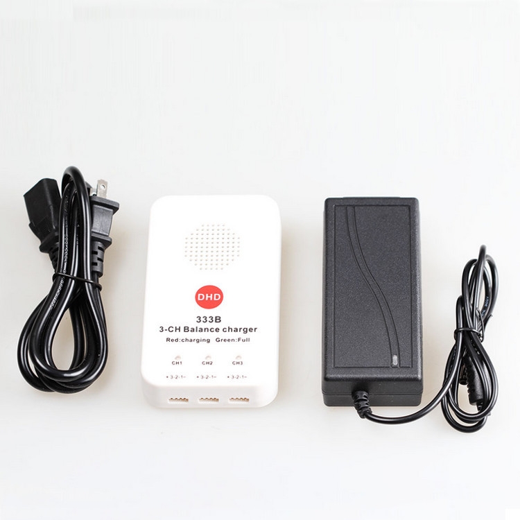 DHD 333B 60W 3-IN-1 Balance Fast Battery Charger Charging Hub for Hubsan ZINO H117S / ZINO PRO RC Drone