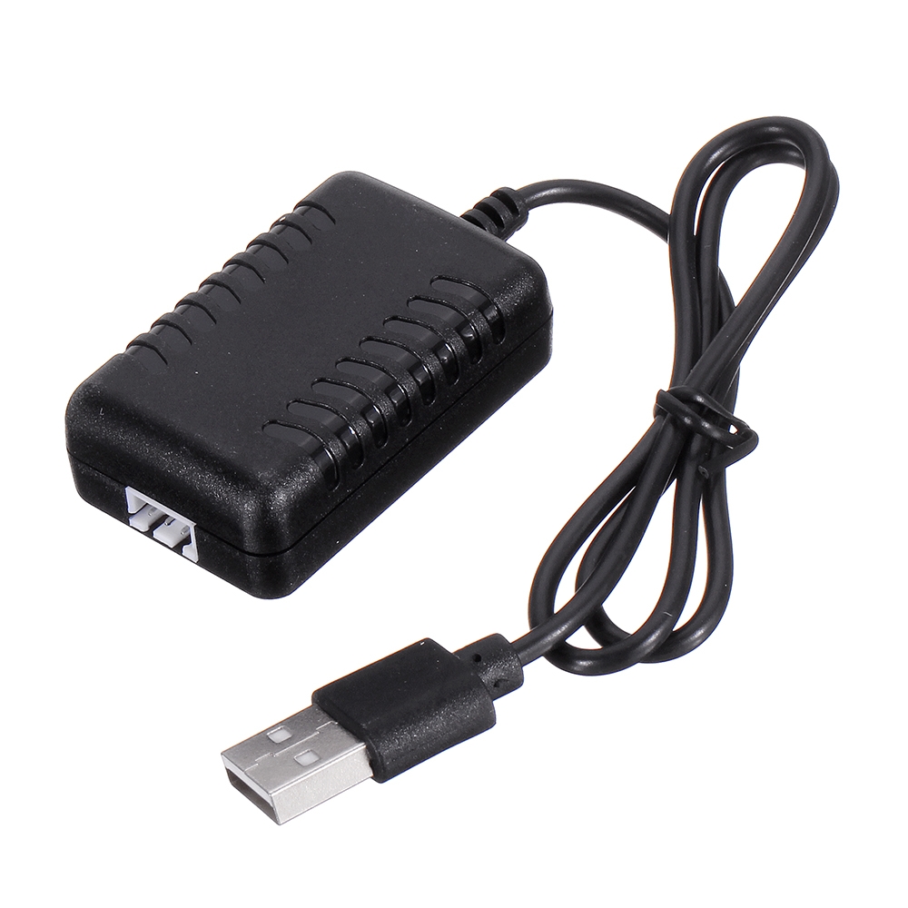 7.4V 2000Mah 5cm XH-3P Quick USB Charger For Wltoys 144001 1/14 4WD High Speed Racing RC Car Vehicle Models - Photo: 1