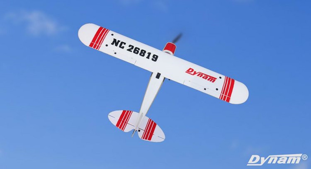 Dynam 1070mm Wingspan Super Cub PA-18 RC Airplane Fixed-wing PNP w/ Motor ESC Servo