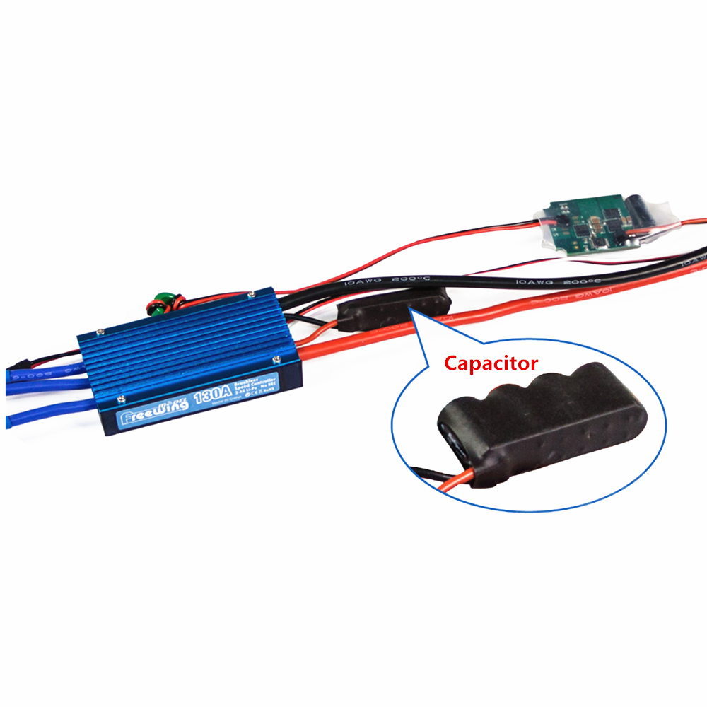 Freewing 130A Ducted EDF ESC for Fixed-wing RC Helicopter Airplane Quadcopter Deluxe Edition