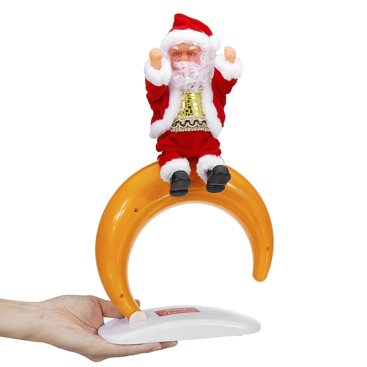 Christmas Gift Electric Dancing Santa Claus Music Box Musical Education Toys Home Decor Fashion Accessories