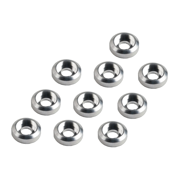 10Pcs RJXHOBBY Aluminum Alloy Washer Gasket Finsh Cap for M2 M2.5 M3 Round Hex Head Caps Screws