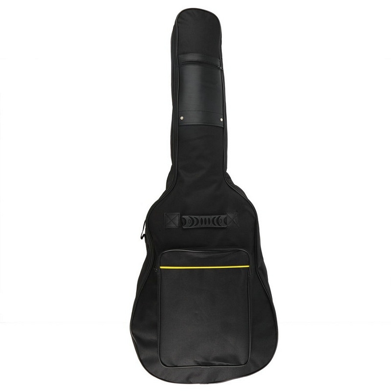40/41 Inch Acoustic Guitar Bag 600D Waterproof Oxford Cloth Two-way Zipper Double Shoulder Strap Bag