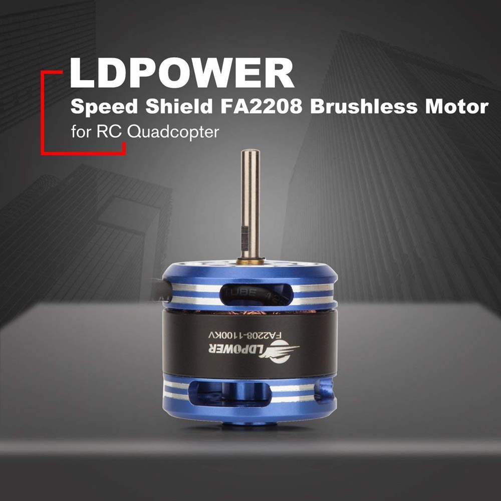 LD POWER Speed Shield FA2208 2208 KV1100 1100KV 2S 3S RC Brushless Motor for RC Quadcopter Drone Airplane Glider Fixed Wing FPV Gimbal