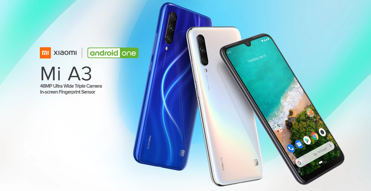 Xiaomi Mi A3 Global Version 6.088 inch AMOLED 48MP Triple Rear Camera 4GB 128GB Snapdragon 665 Octa core 4G Smartphone