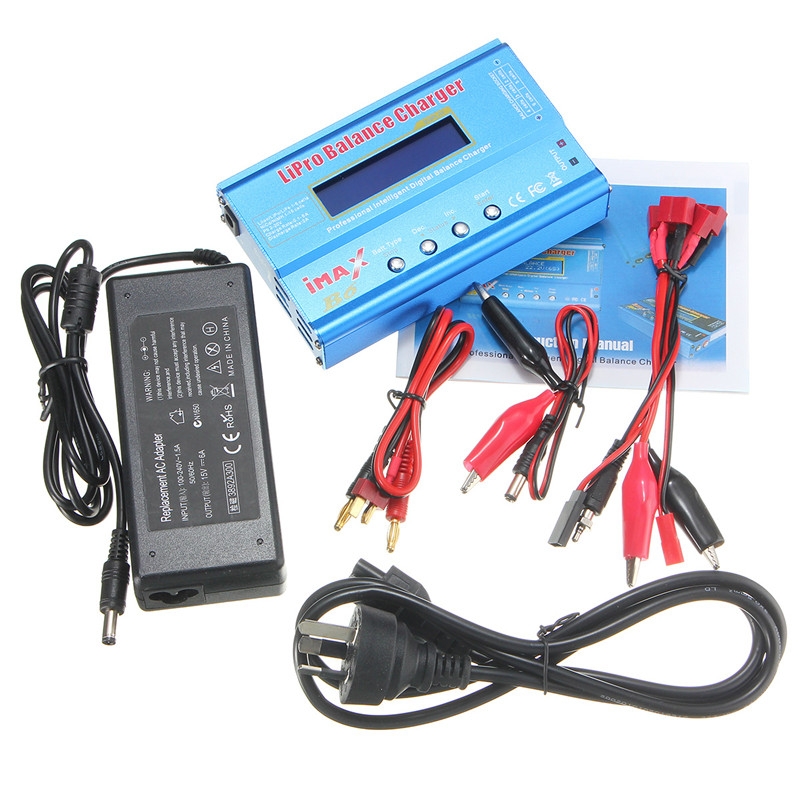 IMAX B6 80W 6A Lipo Battery Balance Charger with Power Supply Adapter