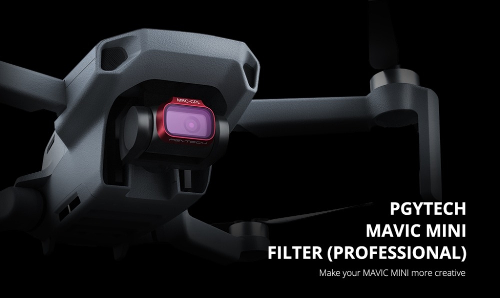 PGYTECH Camera Lens Filter ND Combo Set ND8 ND16 ND32 ND64 for DJI Mavic Mini RC Drone Quadcopter