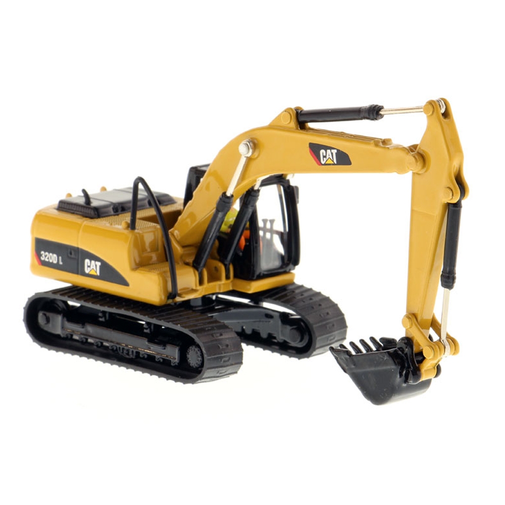 DM CAT Caterpillar 320D L 1/87 Hydraulic Excavator Hook Machine Alloy Truck Diecast Model Toy