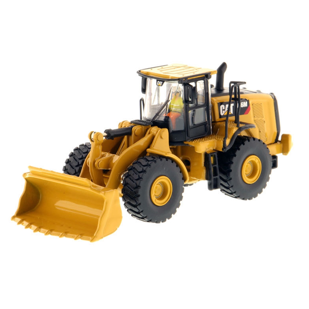 DM CAT 966M 1/87 Alloy Wheel Loader Engineering Vehicle Diecast Model Toy