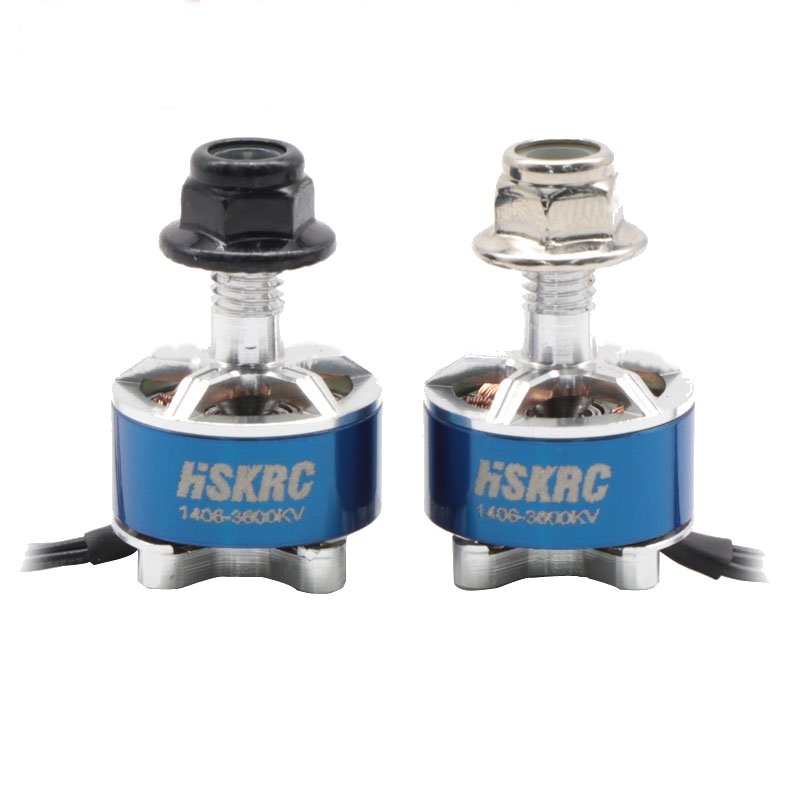 HSKRC 1406 3600KV 2~4S Brushless Motor 1PC CW/CCW For 3/4 Inch FPV Racing RC Drone