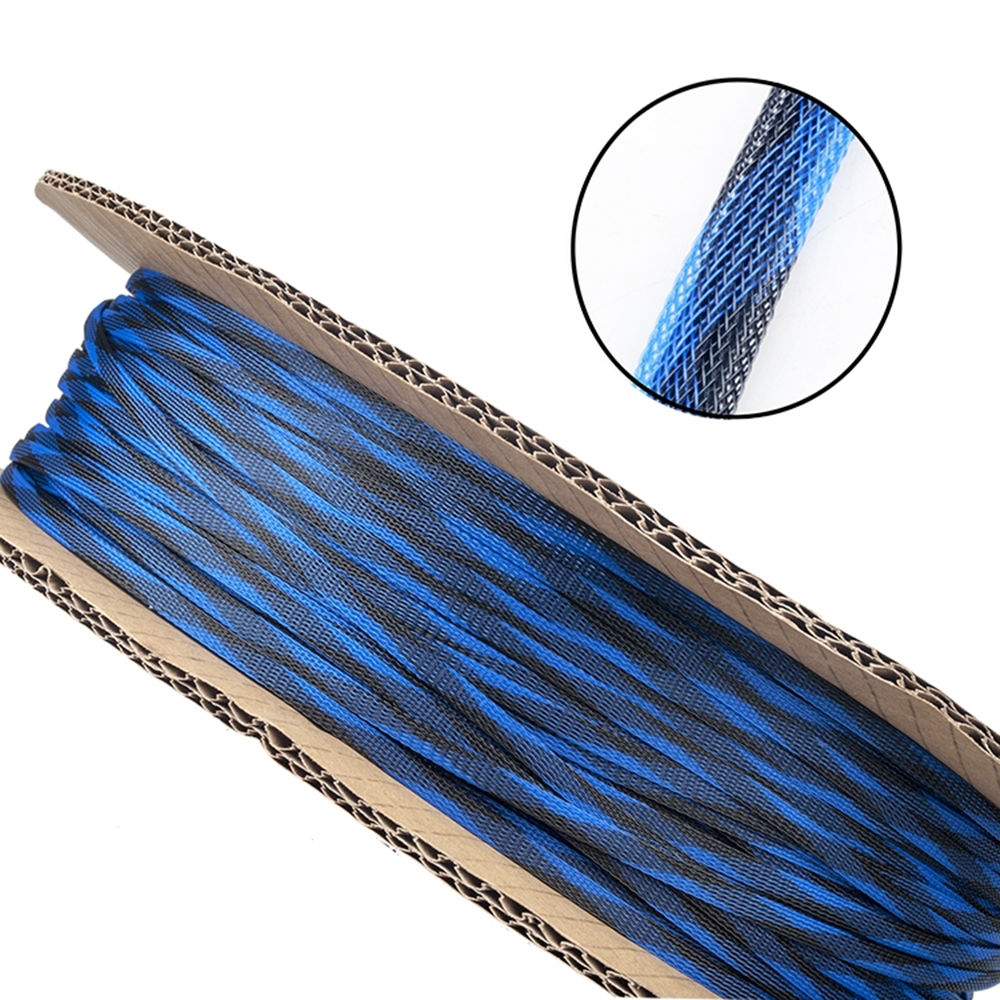 RJXHOBBY 6mmX5m Expandable Braided Cable Wire Sleeve Cable Sheath Mesh