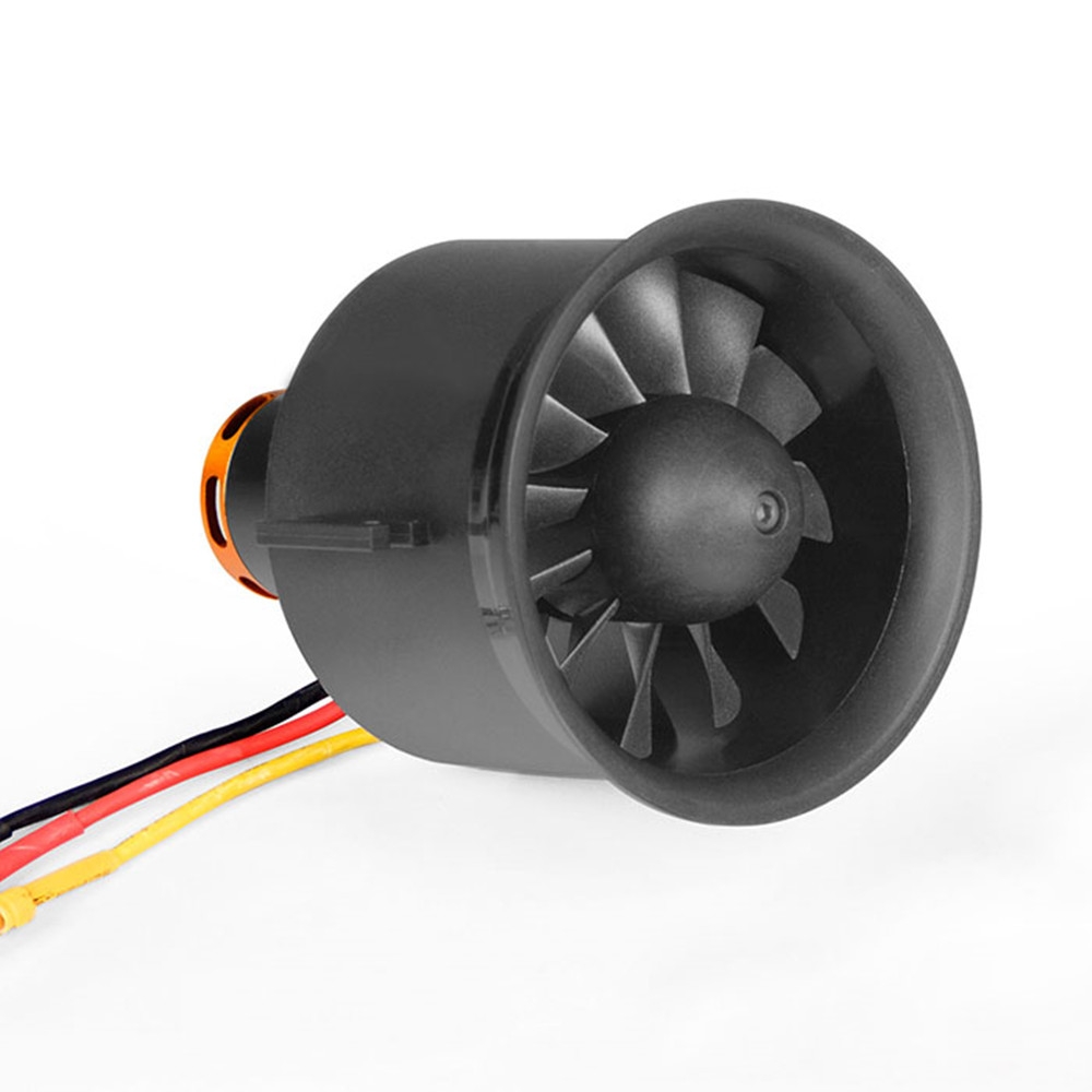 Freewing 70mm EDF Ducted Fan 12 blades 6S E7216 with 2150KV Motor for 70 EDF RC Airplane
