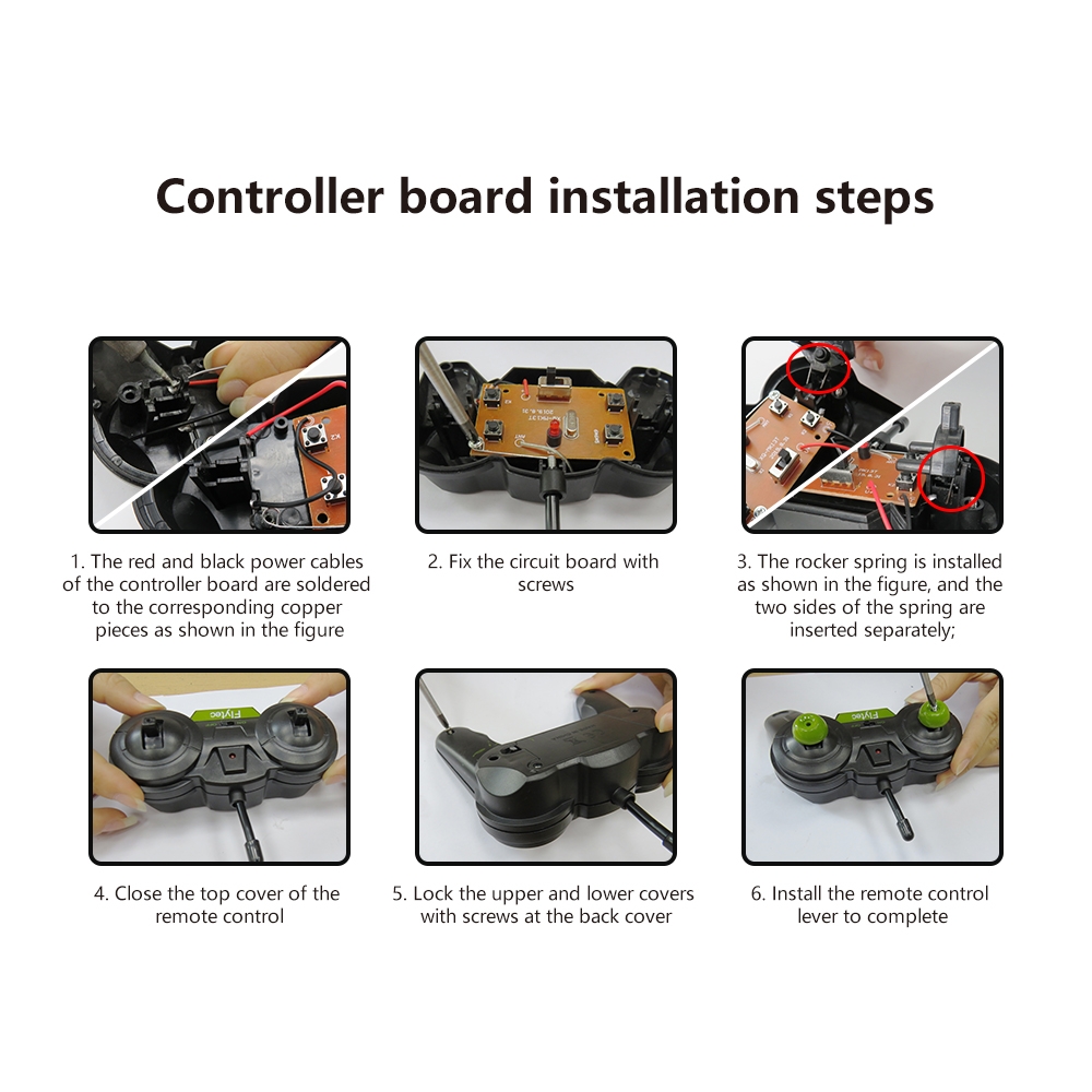 Flytec V002-12 Transmitter Electric Board For V002 V005 Simulation Crocodile Head Vehicles Model RC Boat Parts