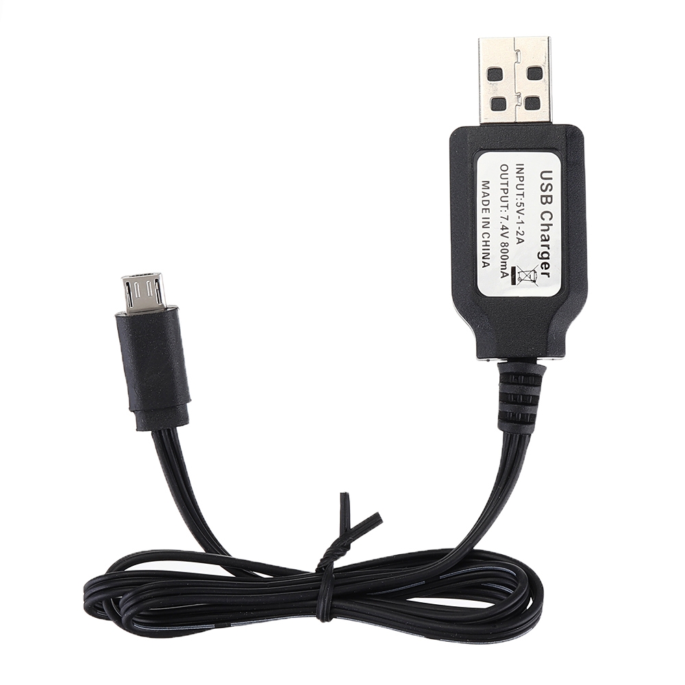 FUNSKY S20 WIFI FPV RC Drone Quadcopter Spare Parts 7.4V Battery Charger USB Charger Cable - Photo: 1