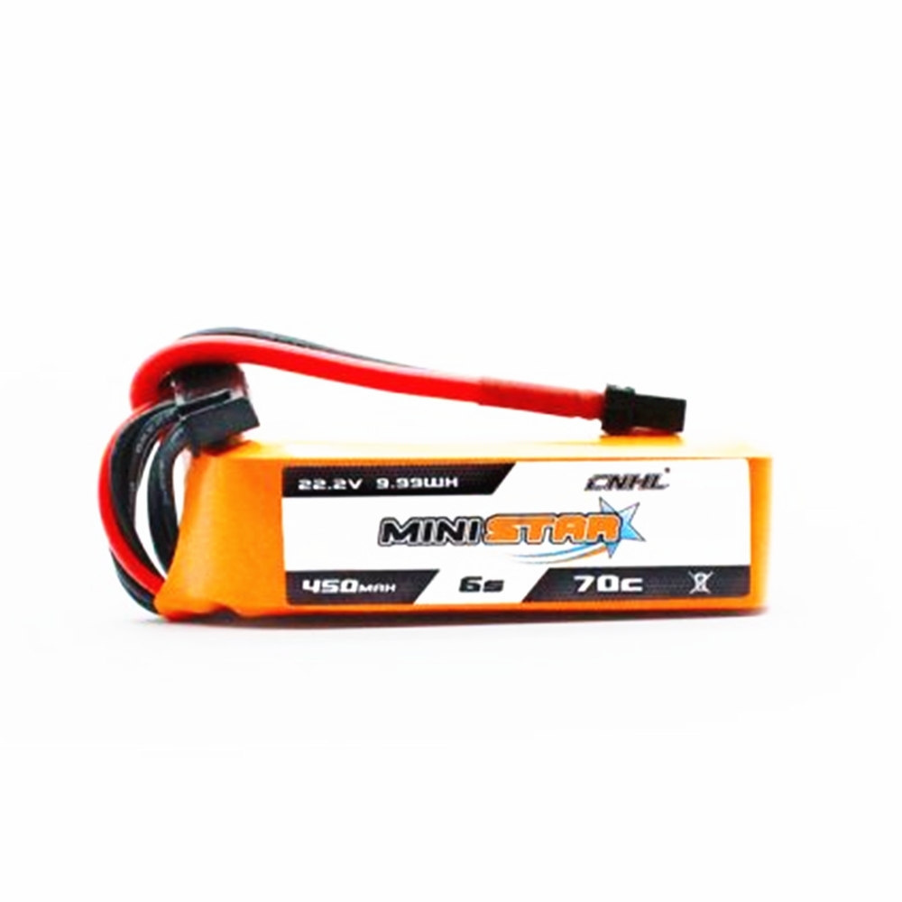 CNHL Ministar 6S 22.2V 450mAh 70C Lipo Battery with XT30 Plug for RC Drone FPV Racing