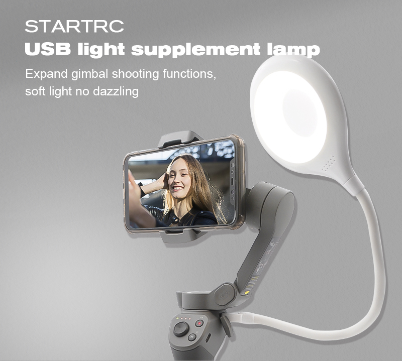 STARTRC USB LED Light Supplement Lamp for DJI OSMO Mobile 3 FPV Gimbal