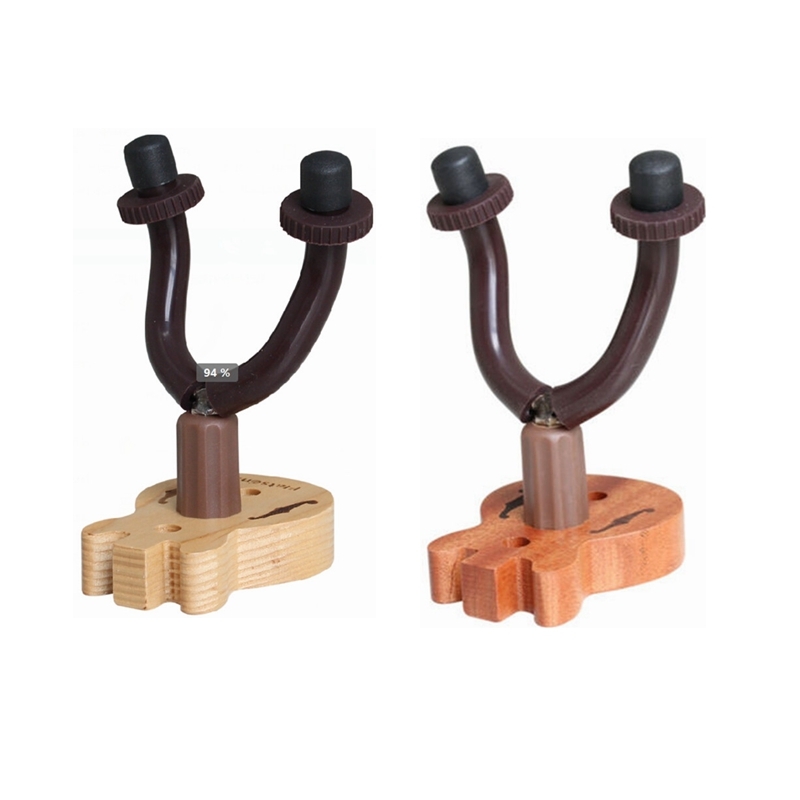 Flanger FH-06S/06W Sapele Wood Wall Mount Acoustic Guitar Bass Violin Hanger Hook Guitar Stand