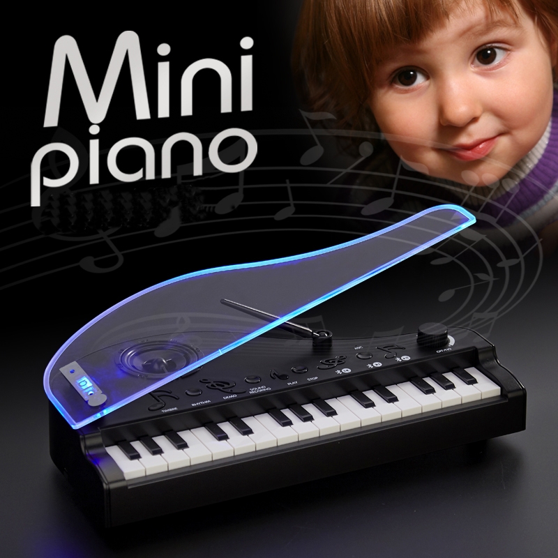 Mofun 31 Key Bluetooth V4.2 Dual Mode Electronic Keyboard Toy Piano with Induction Night Light Function for Kids