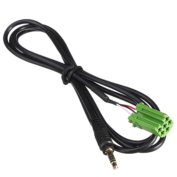 3.5mm Jack Aux Input Adapter Cable for Renault Clio Megane Kangoo for Phone MP3