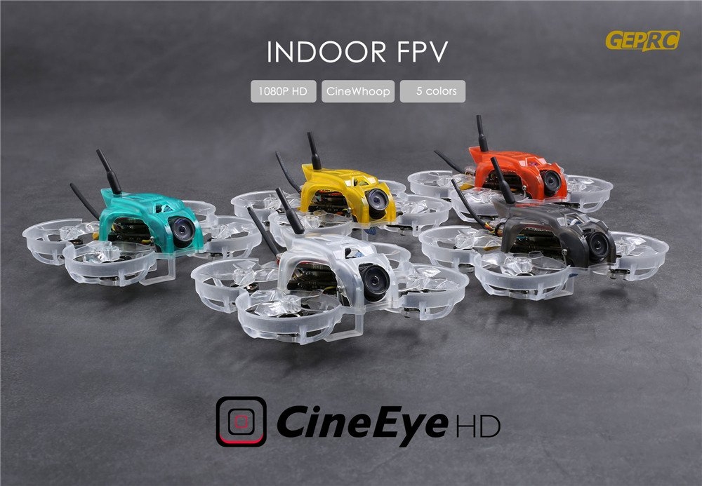 GEPRC CineEye 79mm CineWhoop FPV Racing RC Drone PNP/BNF Caddx Turtle V2 1080P HD With 5 Colors Canopy