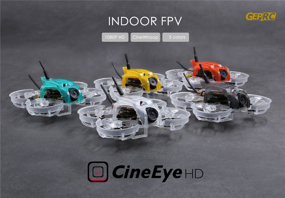 15% off for GEPRC CineEye 79mm CineWhoop FPV Racing RC Drone PNP/BNF Caddx Baby Turtle 1080P HD With 5 Colors Canopy