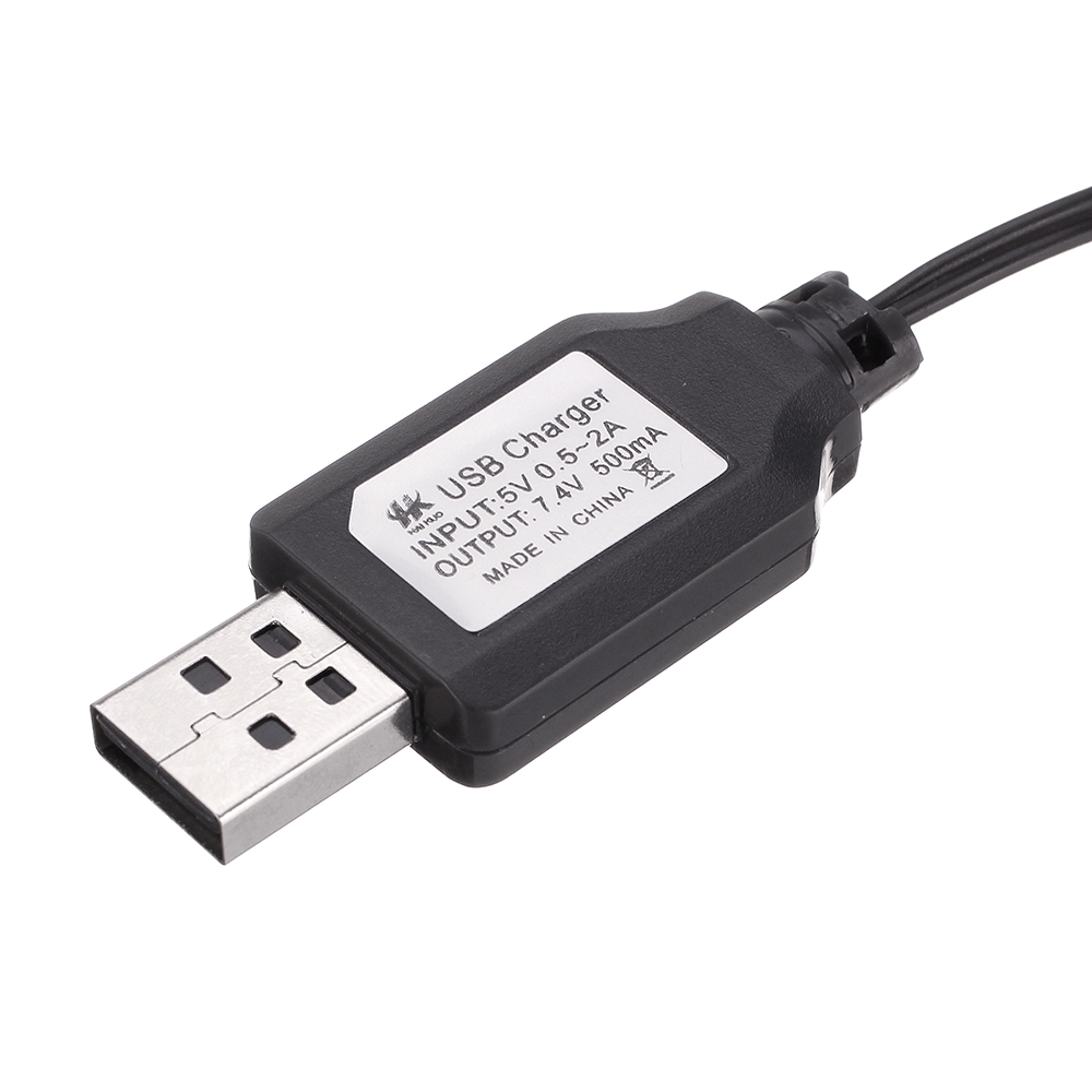 MN-90 Original 7.4V 2S Li-ion Battery Charger USB Charging Cable 1/12 RC Car Spare Parts