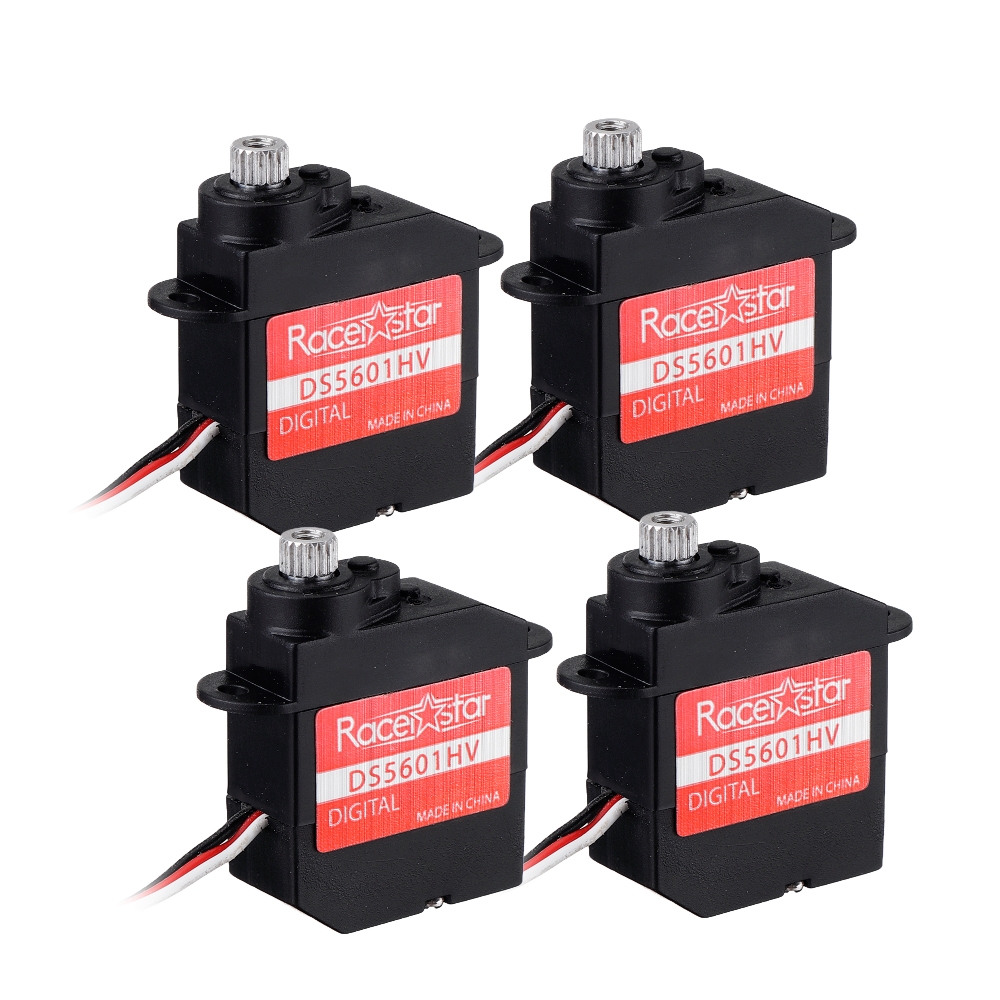 4PCS Racerstar DS5601HV 120° 5.6g Coreless Metal Gear Digital HV Servo For RC Airplane