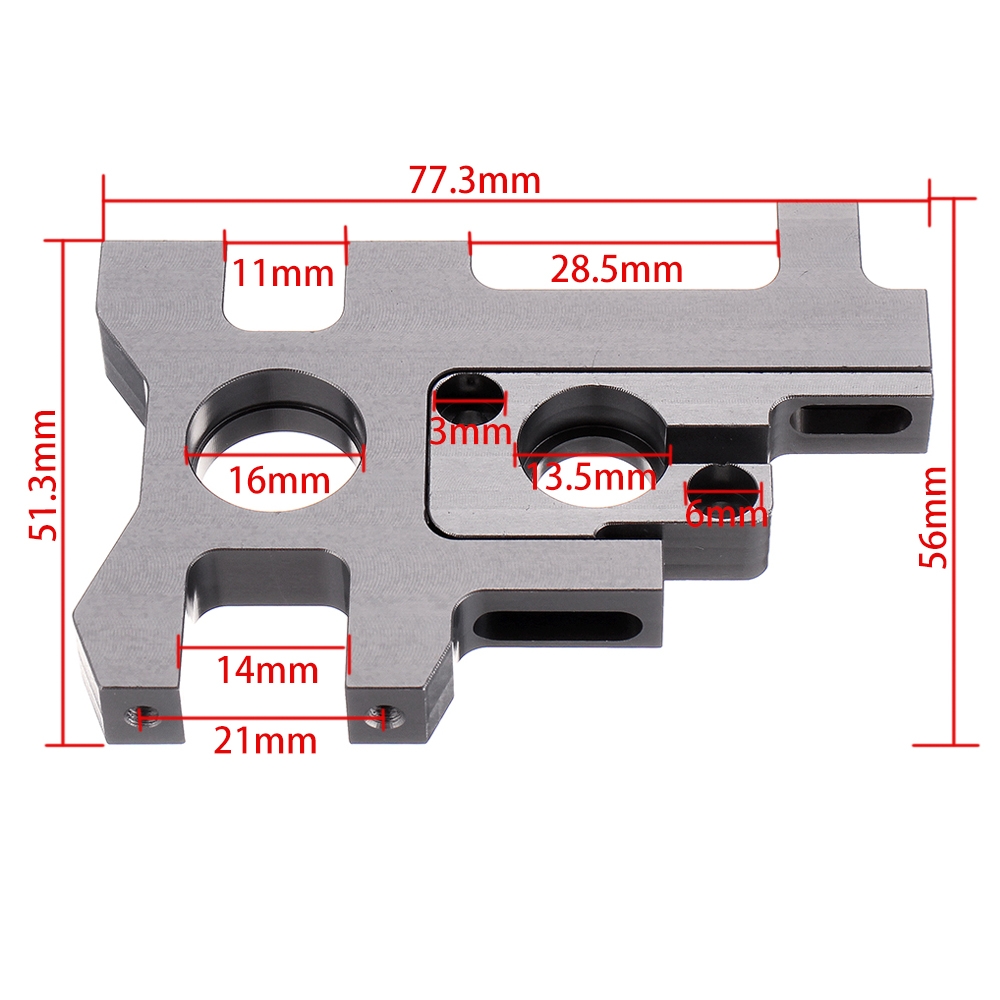 1/8 Rc Car Off Road Vehicles Truck Nitro Change Brushless Motor Mount Holder Parts For Kyosho HSP Hobao FS Racing