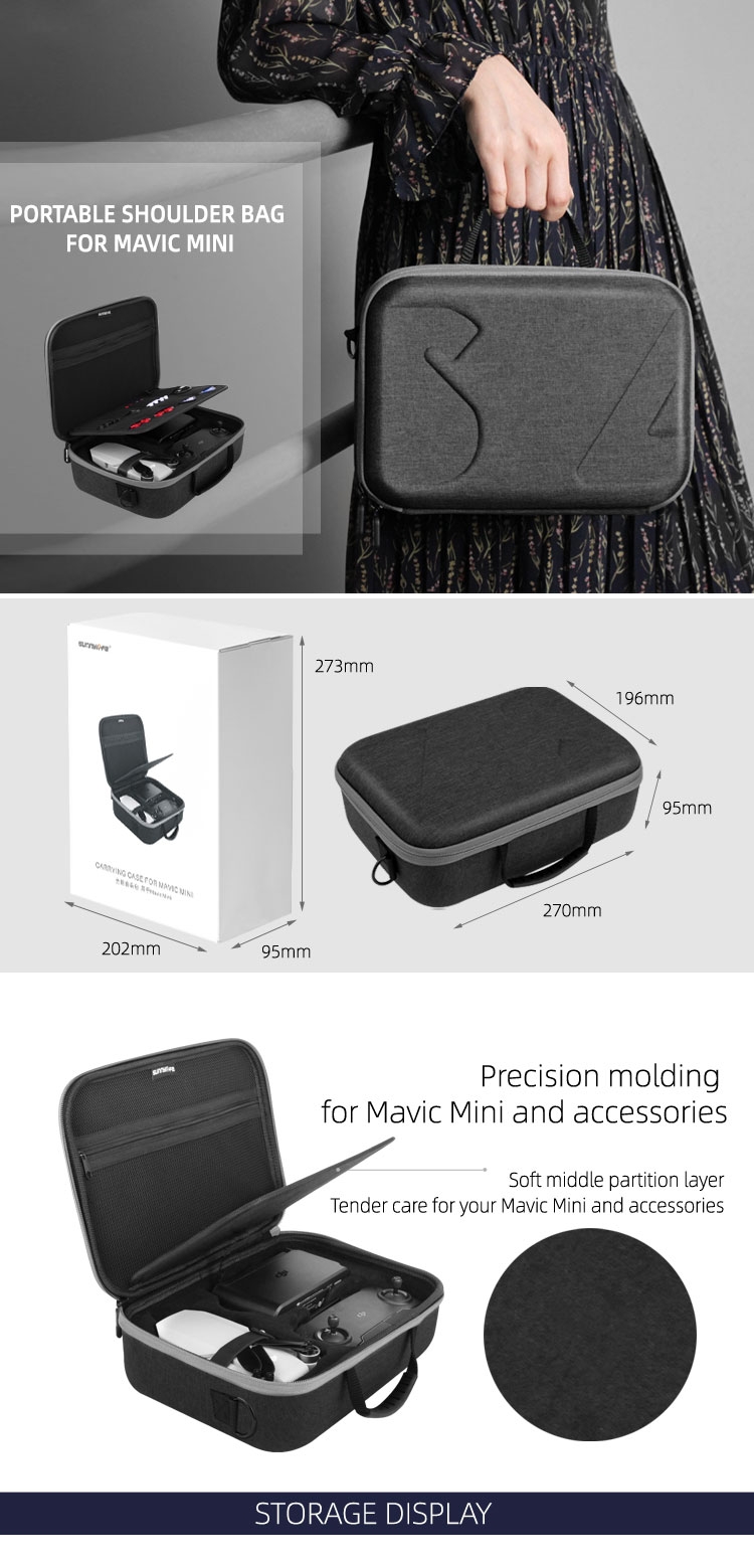Sunnylife Portable Shoulder Bag for DJI Mavic mini RC Drone