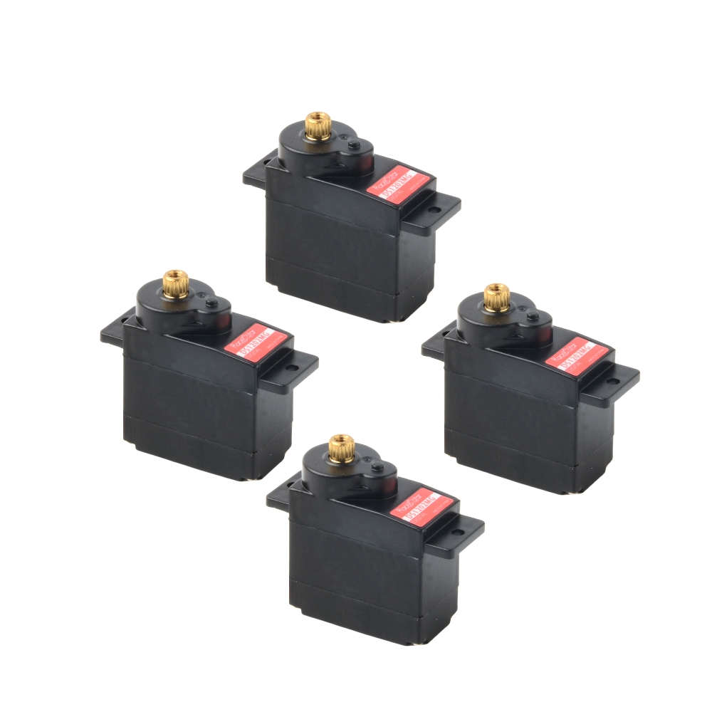 4PCS Racerstar DS1202MG 12g 180° Metal Gear Digital Micro Servo For RC Helicopter Airplane Robot
