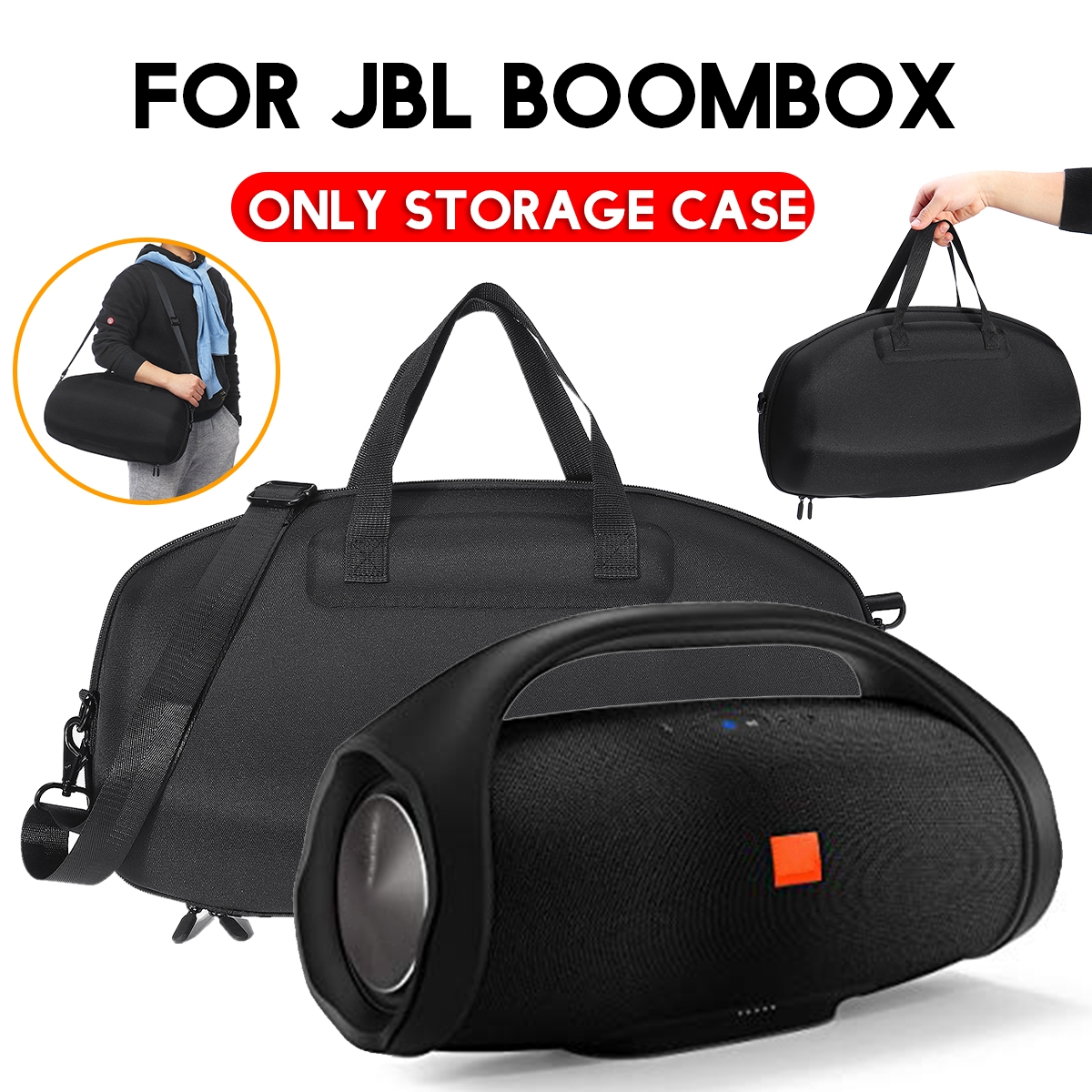 Portable EVA 1680D Oxford Cloth Storage Bag for JBL BOOMBOX Wireless Bluetooth Speaker
