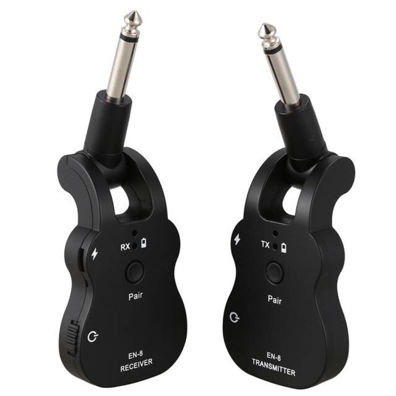EN-8 UHF Wireless Audio Transmitter Receiver System Pick Up for Electric Guitar Bass Violin