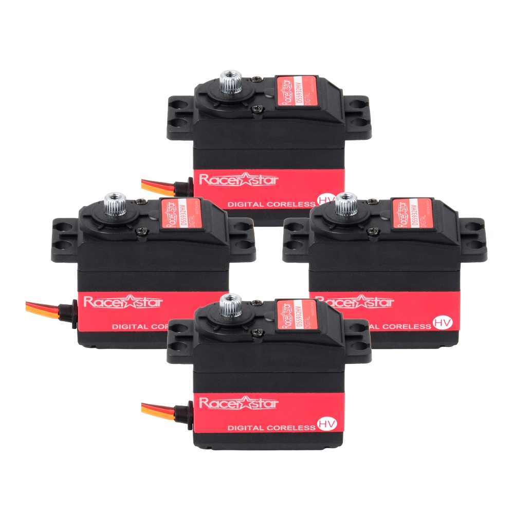 4PCS Racerstar DS5932HV 32KG Large Torque 180° Coreless Digital Servo For 650/700 Swashplate RC Helicopter RC Airplane Car