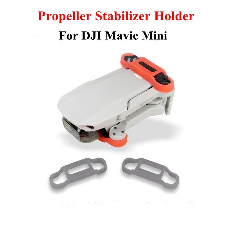Quick Release Silicone Propeller Blade Paddle Fixed Holder Bracket Fixator Stabilizer for DJI Mavic Mini Drone