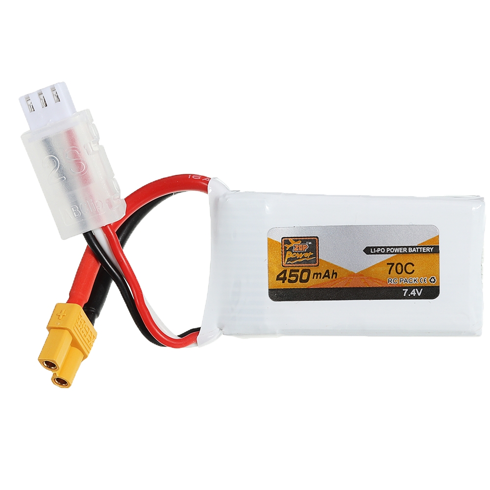 ZOP Power 7.4V 450mAh 70C 2S Lipo Battery XT30 Plug for BetaFPV Beta85X