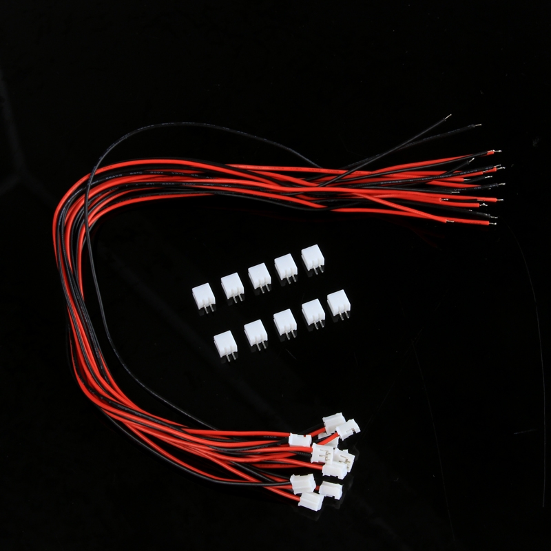 10Pcs DIY Mini Micro JST PH2.0mm 2PIN/3PIN/4PIN/5PIN/6PIN Connector Terminal Plug with Cable Wire 26AWG 30cm for RC Model Battery Receiver