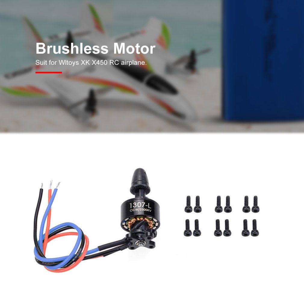 SUPRASS HOBBY RC Brushless Motor 1307 2300KV CCW/KV2300 CW/2000KV KV2000 CW 2S-3S for X450 RC Airplane Aircraft Drone Spare Parts