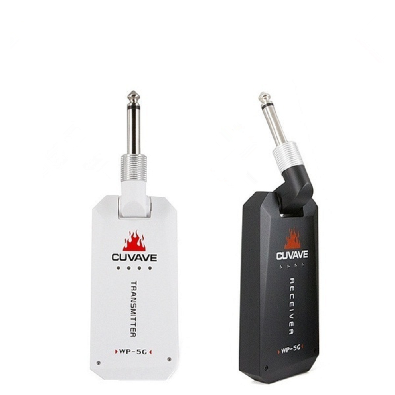 Getaria 5.8GHz Wireless Guitar System - 4 Channel Transmitter & Receiver Set With 100ft Range