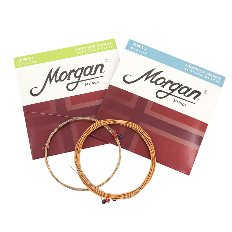 6pcs Morgan AM11/AM12 Coated Acoustic Guitar String