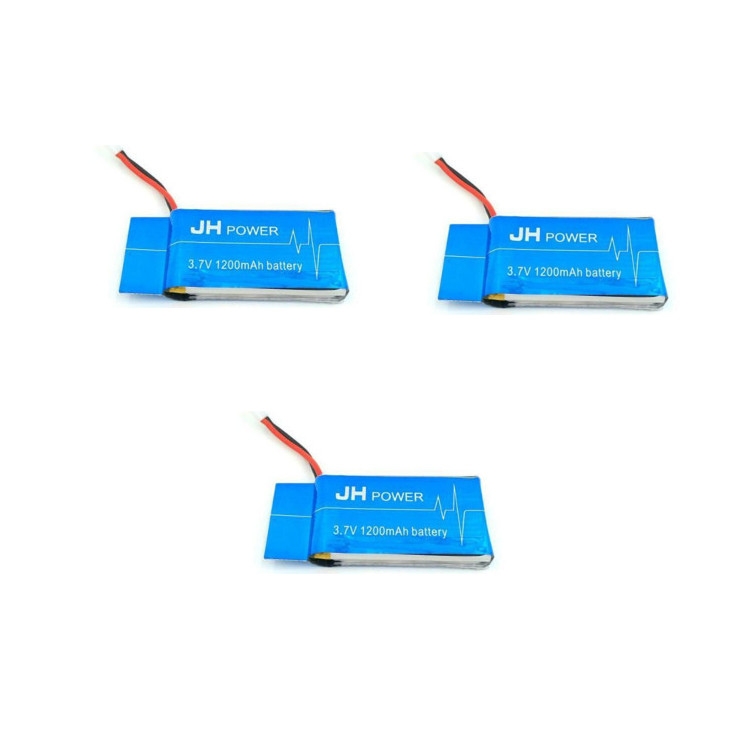 Bossy Syma X5SW X5SC Spare Part 3PCS 3.7V 1200Mah 25C Va32 Upgraded Lipo Battery