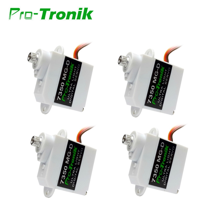 4 PCS PTK 5g Digital Servo 7350 MG-D Metal Gear For EPP E3P Airplane Indoors Mini RC Drone Aircraft Helicopter