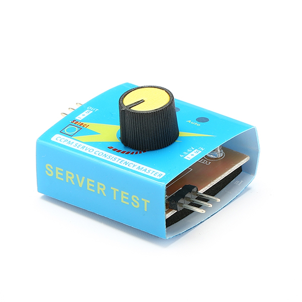 Servo Tester Third Gear Switch With Indicator Light 4.2V To 6.0v 4pcs
