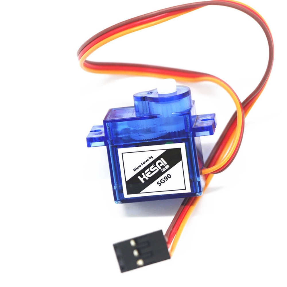 Hesai SG90 9g Micro Analog Servo Plastic Gear High Output 1.5kg 25cm for RC Airplane Robots 250 450 Helicopter Car Boat DIY 4pcs