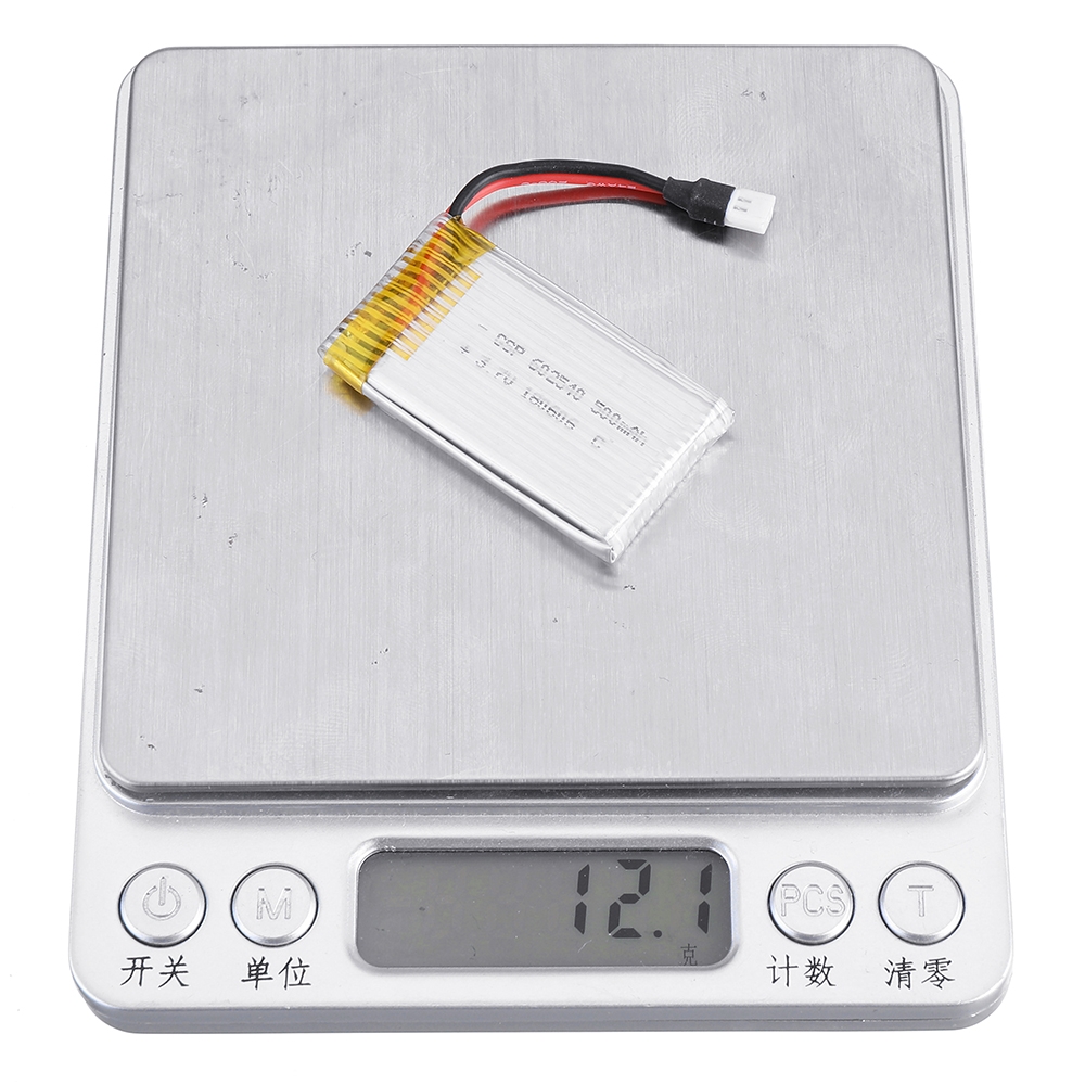 JJRC S4 FPV 3.7v 500mAh 25C 1S White Plug Li-ion Battery for RC Boat Spare Parts