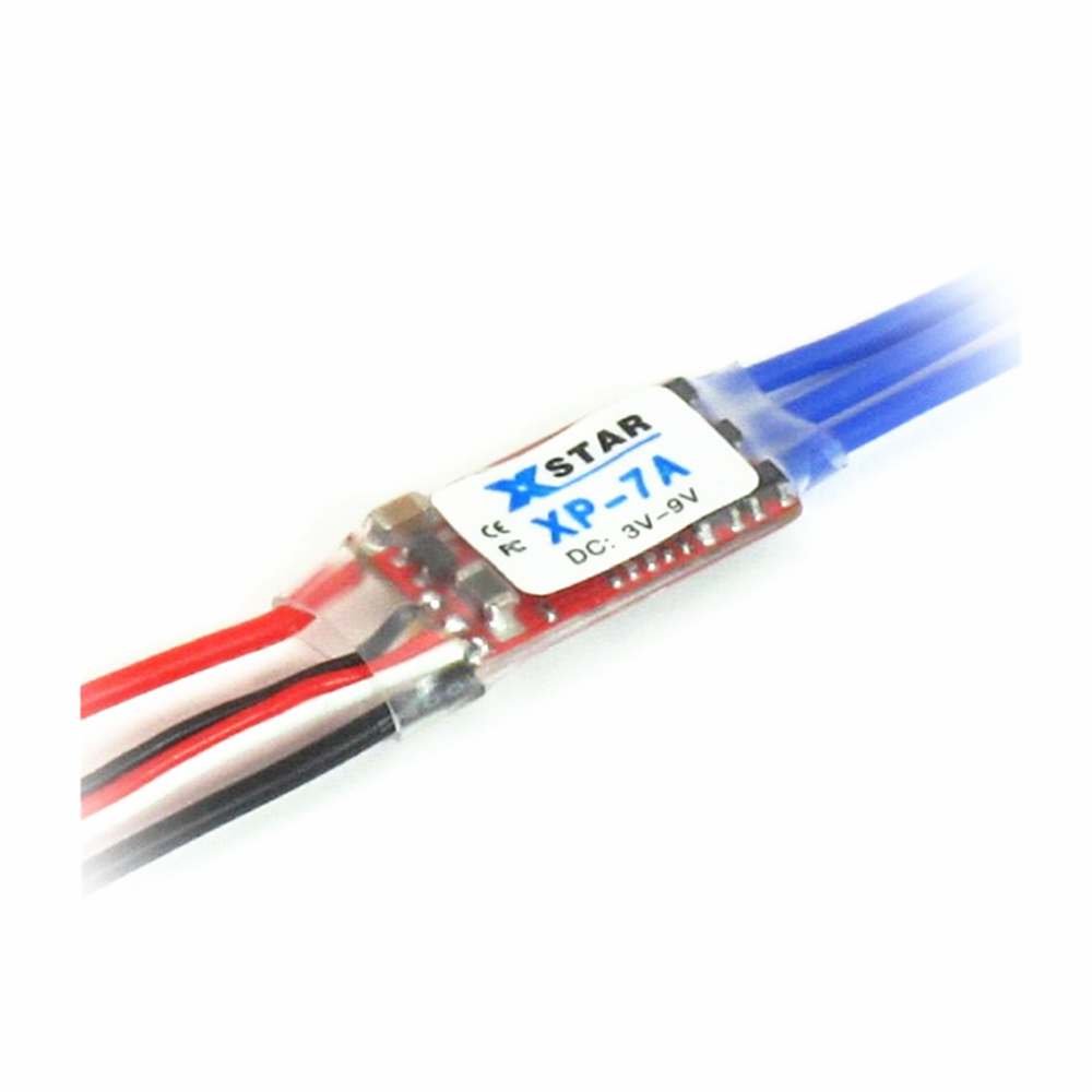 X-STAR XP-7A 5g ESC Electronic Speed Control Support 1S-2s(3v-9v) for RC Airplane Fixed-wing