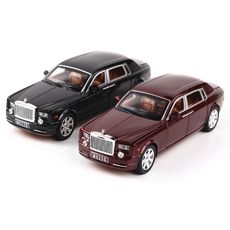 1:24 Alloy Roll Royce Phantom Lengthened Cohes Diecast Car Vehicles Model Toy