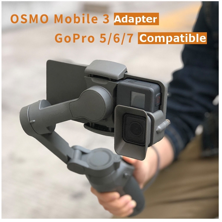 CQT OSMO Mibile 3 Accessories Gimbal Adapter Camera Mount for GoPro 5/6/7 Action CAM