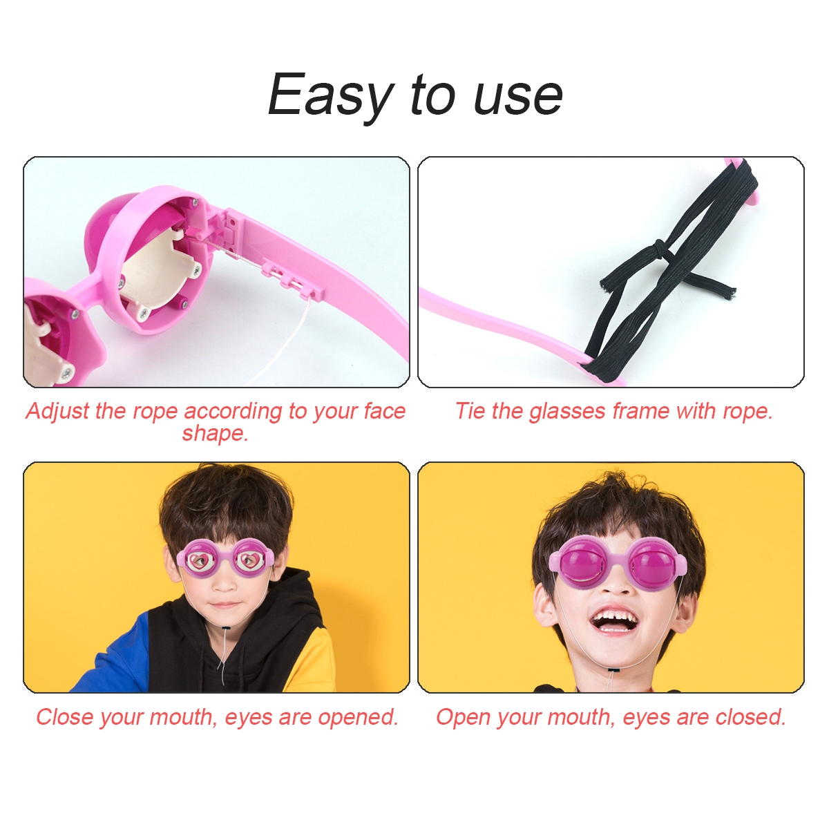 Trick Glasses Creative Parent-child Interactive Toys Funny Crazy Glasses