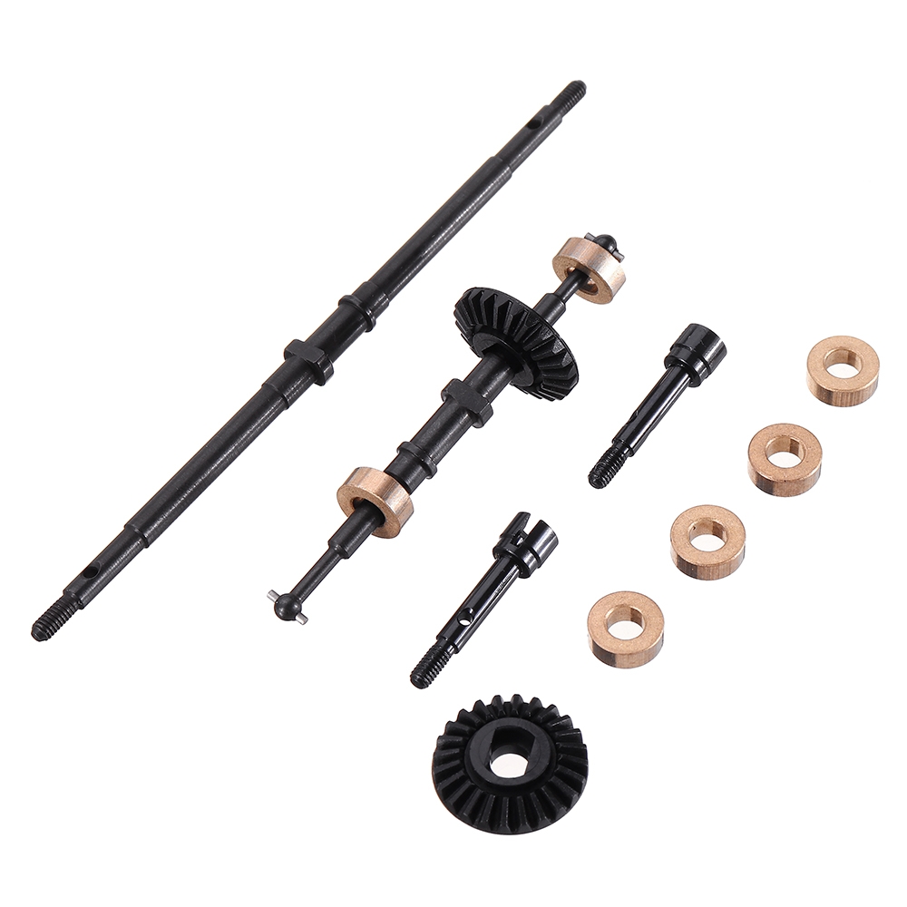 13601 Front&Rear Drive Shaft With Main Gear For RGT 136240 V2 1/24 RC Car 4WD Vehicle RC Rock Crawler Off-road Parts